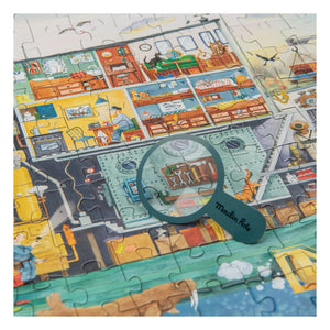 Moulin Roty - Puzle El Barco del Explorador - The Mill Garden - 200 Piezas