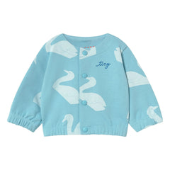 Tinycottons - Chaqueta cisne de algodón orgánico | Azul claro