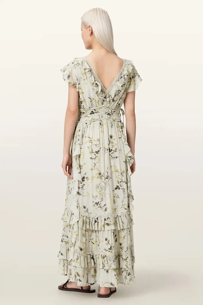 AllSaints Vestido de verano de viscosa CANTO