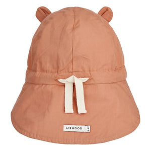 Liewood - Sombrero Reversible Anti-UV de Algodón Orgánico Gorm | Rosa Empolvado