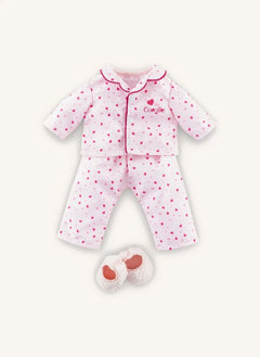 Corolle - Pijama y Zapatillas | Rosa