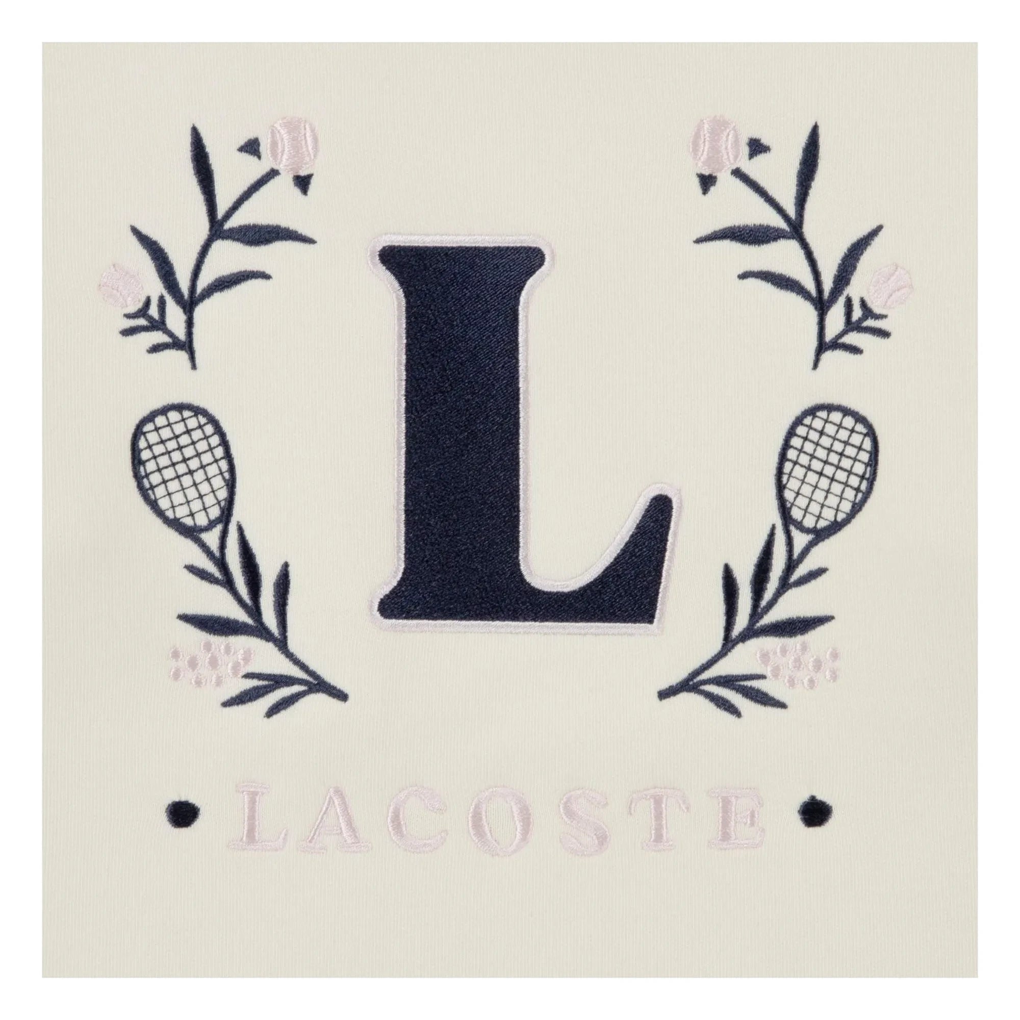 Lacoste - Sudadera L algodón orgánico | Amarillo pálido