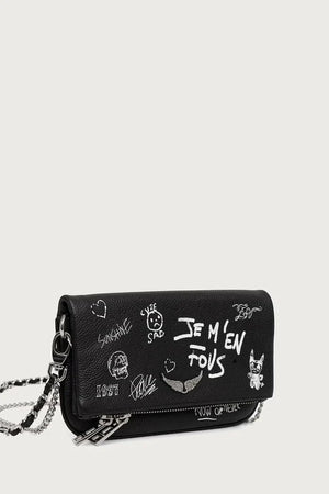 Bolso bandolera de piel para mujer