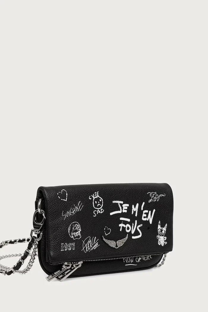 Bolso bandolera de piel para mujer