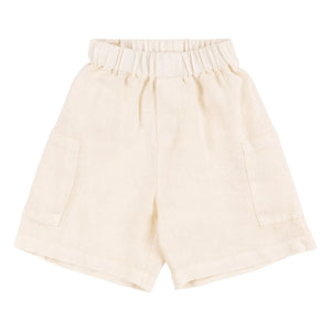 Babe & Tess - Pantalón corto cargo Alvise de cadena | Crudo
