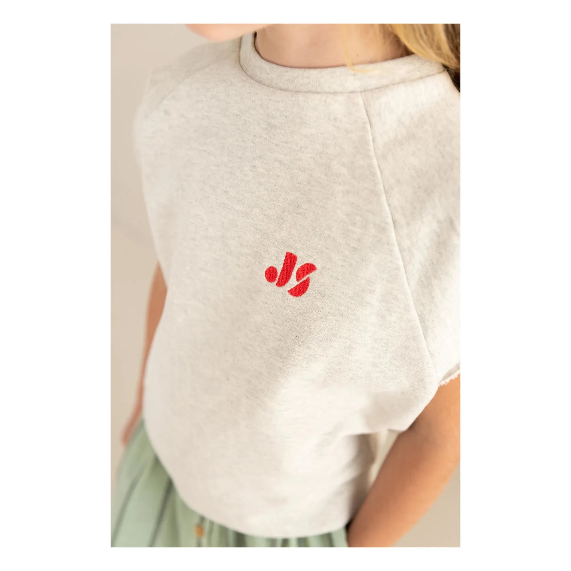 Jenest - Joey 21 sudadera sin mangas de algodón orgánico | Gris claro
