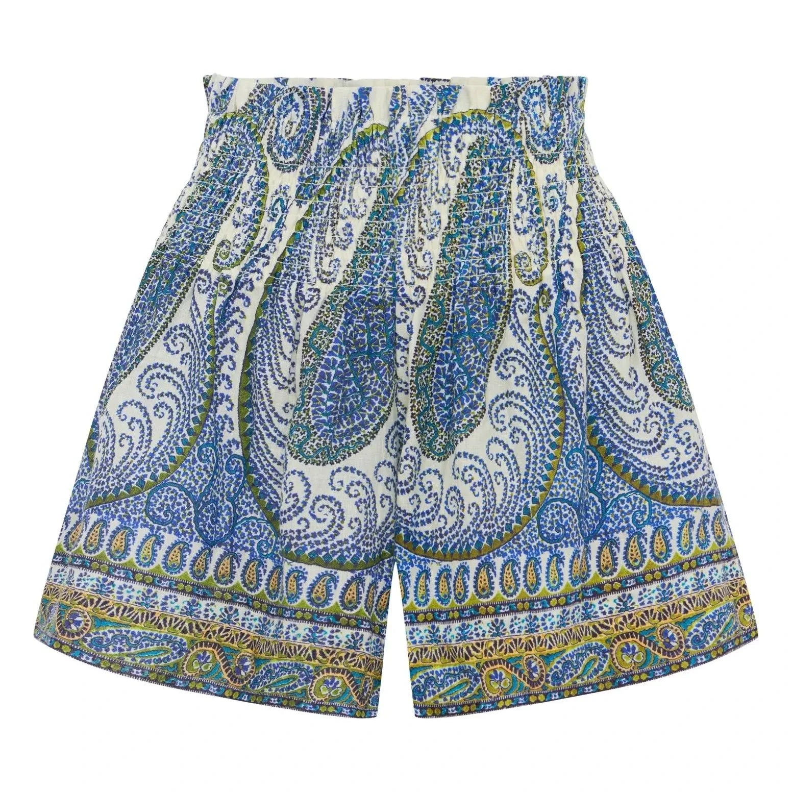 Boteh - Arcadia Shorts de Lino | Lapislázuli