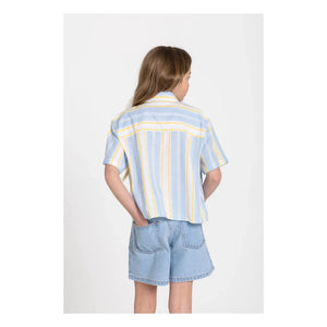 Smallable Kid - Camisa a rayas Sawyer | Azul claro