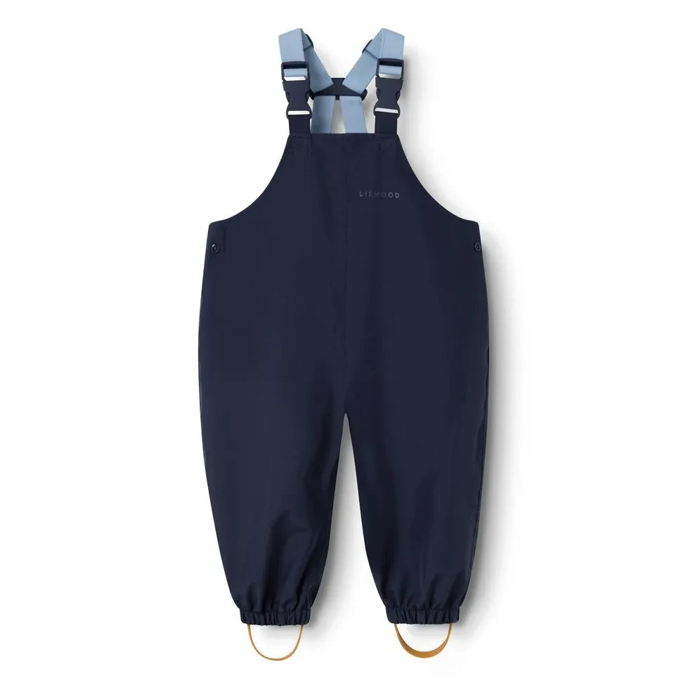 Liewood - Conjunto impermeable Manu Dinosaurs hecho con fibras recicladas | Azul marino
