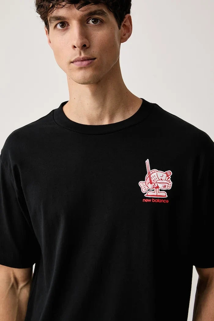 Camiseta de algodón para hombre New Balance Ramen