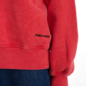 Bobo Choses - Sudadera de algodón orgánico Hidden Monster | Roja