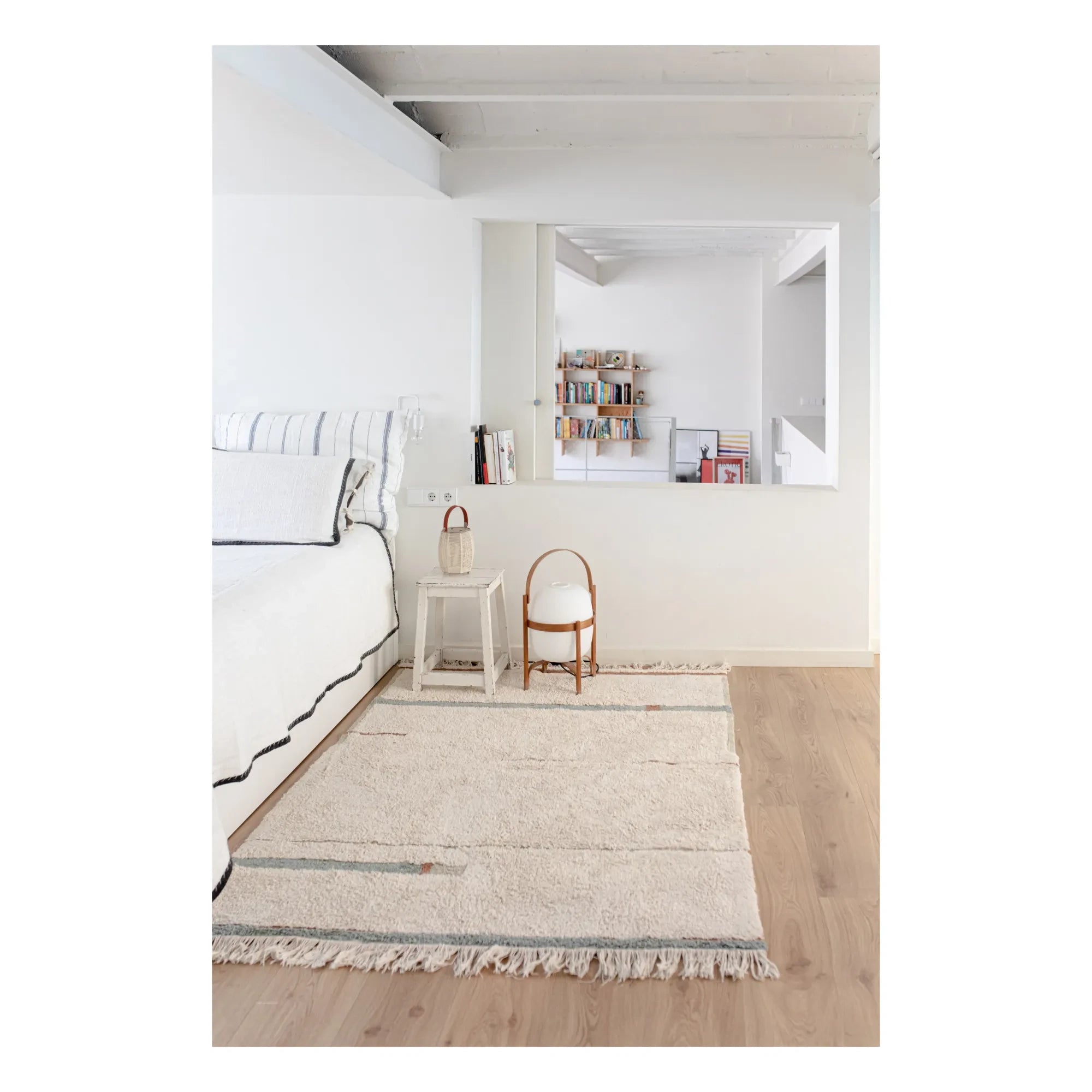 Lorena Canals - Alfombra Lanes | Gris azulado