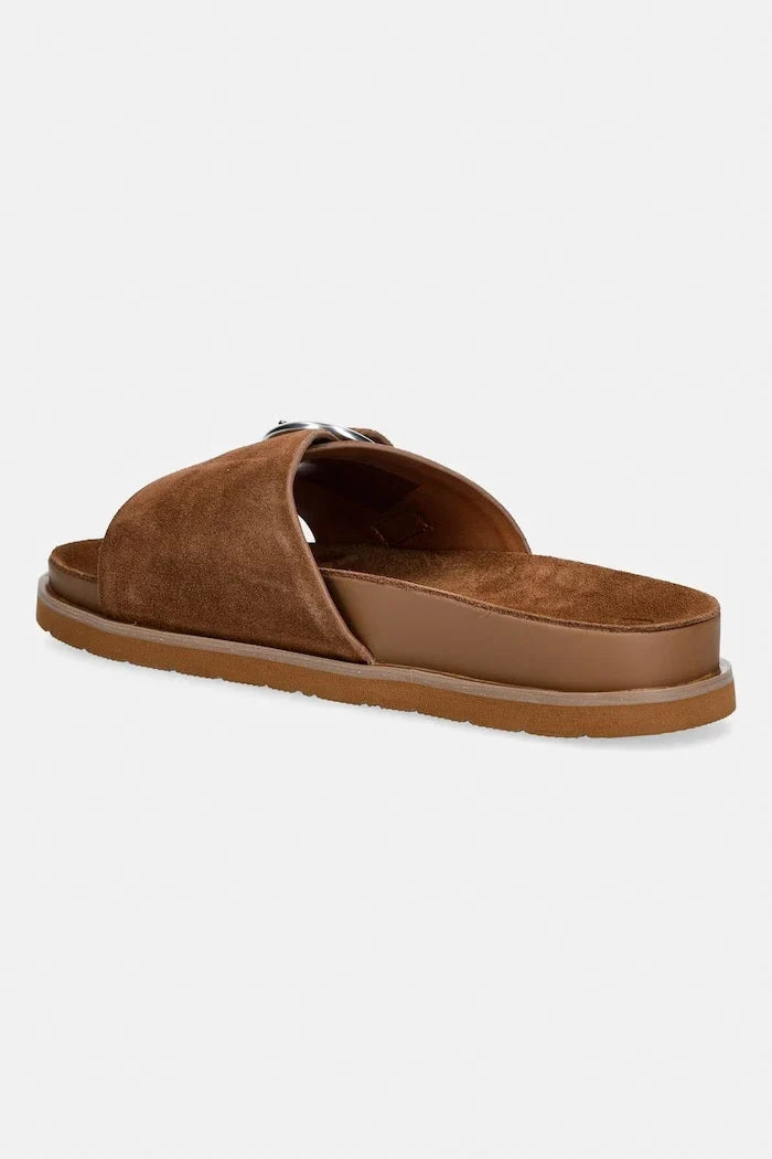 Zapatillas de mujer de ante con puntera abierta Mardale de Gant