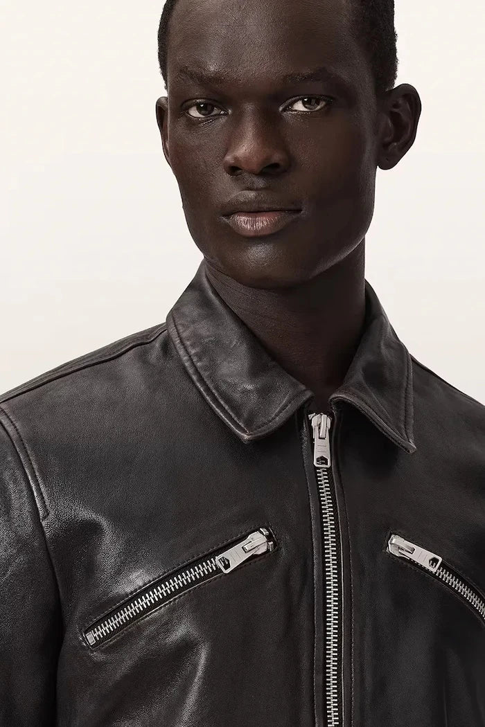 Chaqueta de cuero para hombre AllSaints VERDI