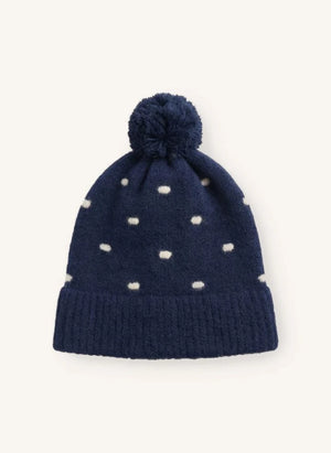 Fliink - Gorro de Alpaca con Estampado de Estrellas | Azul Marino