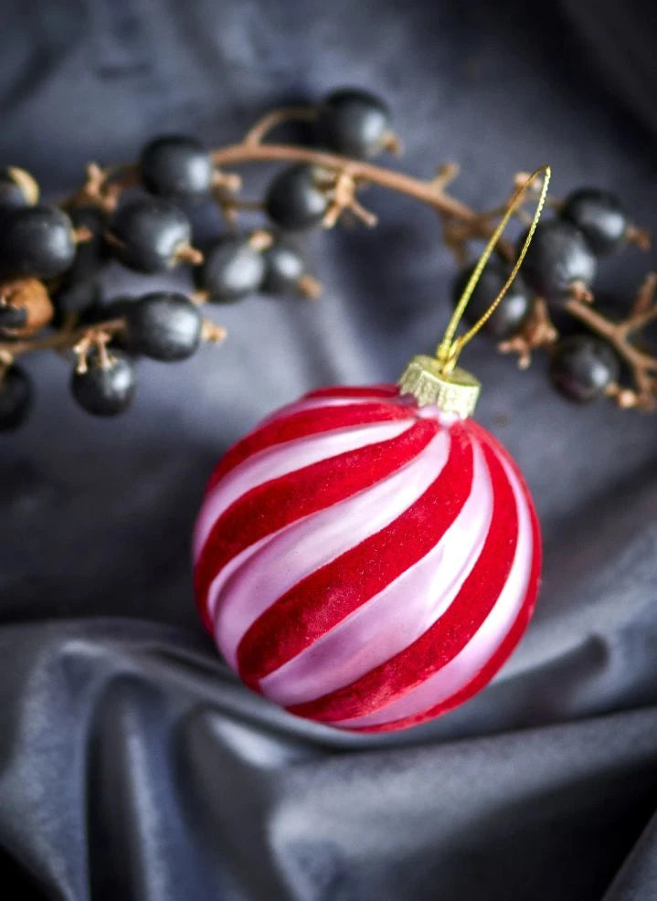 Bloomingville - Adornos Navideños Sayla - Set de 2 | Rojo