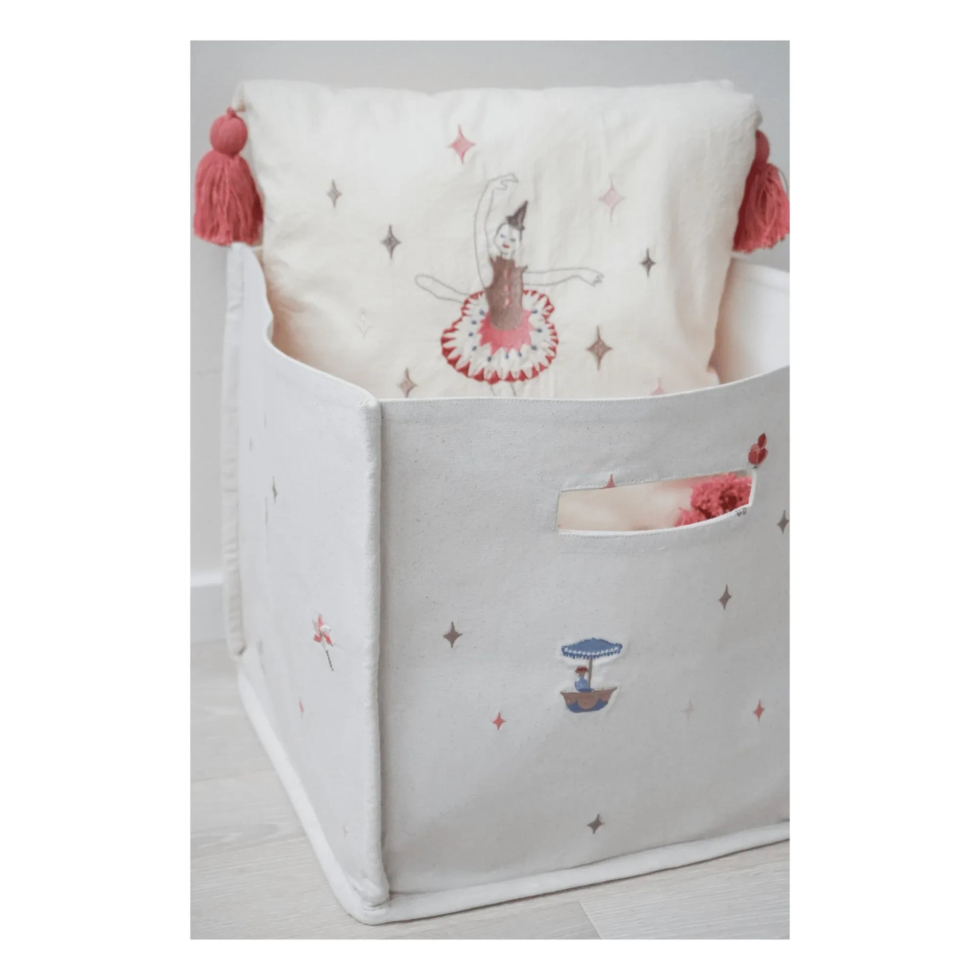 Cam Cam - Cesta de almacenamiento Carrousel | Beige
