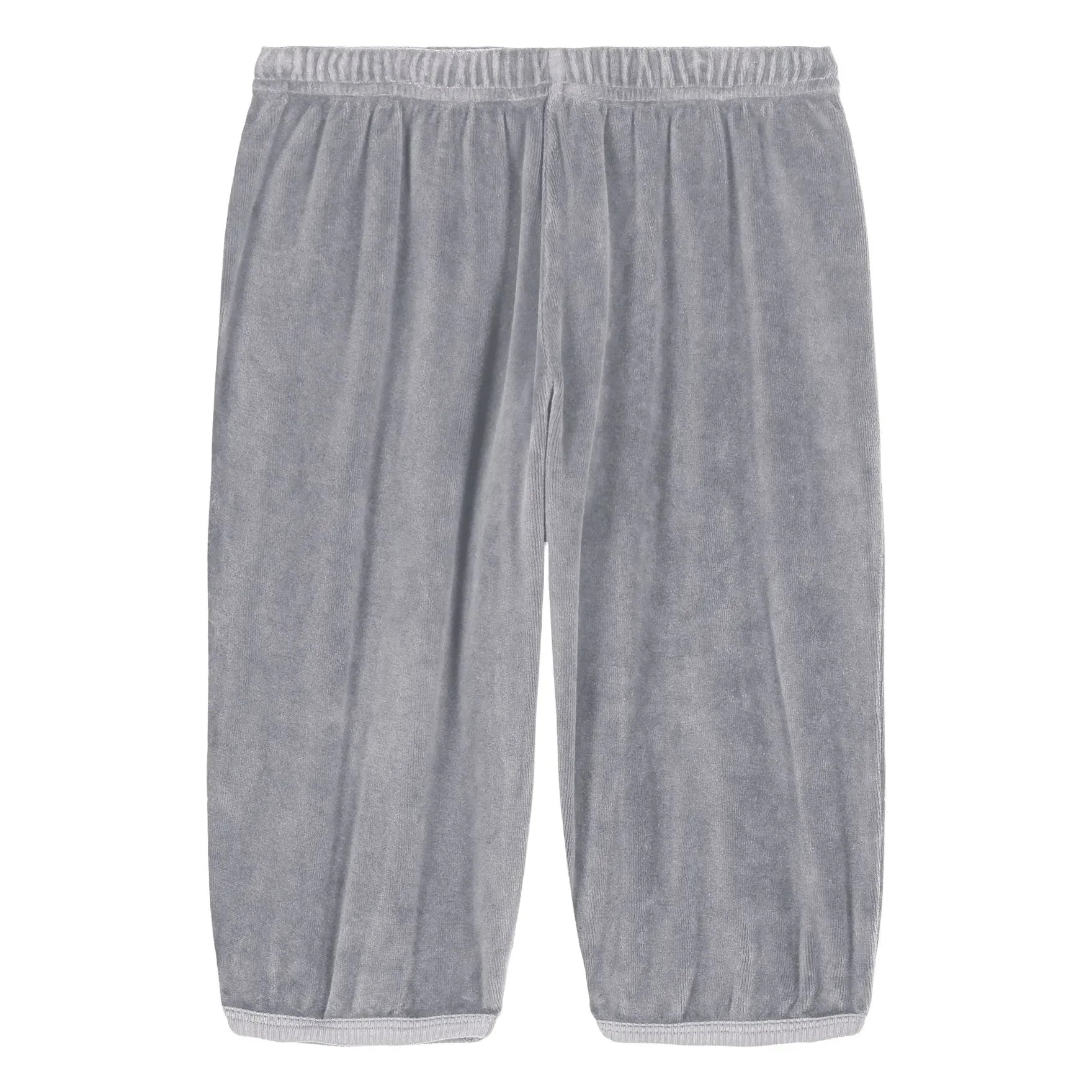 Studio Bohème - Pantalón de rizo de algodón orgánico Porgy | Azul grisáceo