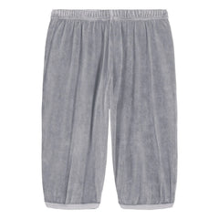 Studio Bohème - Pantalón de rizo de algodón orgánico Porgy | Azul grisáceo
