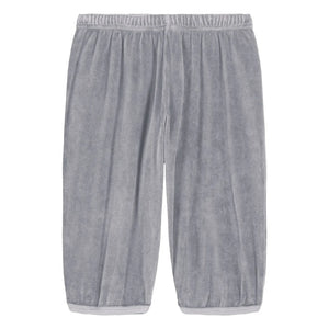 Studio Bohème - Pantalón de rizo de algodón orgánico Porgy | Azul grisáceo