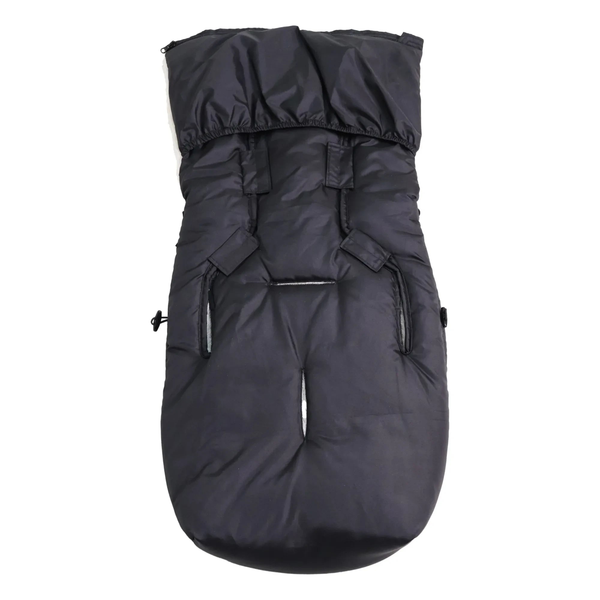 Kaiser - Saco universal para silla de paseo Sherpa Fleece Hoody 2.0 | Negro