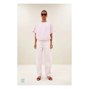 By Bar - Jeans de algodón orgánico Begum | Rosa pálido