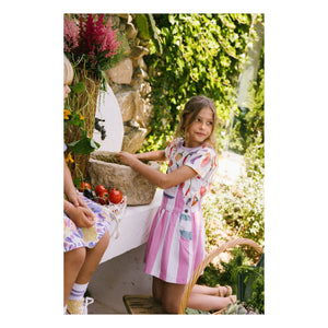 Favorite People - Vestido Peto de Rayas Amore | Rosa