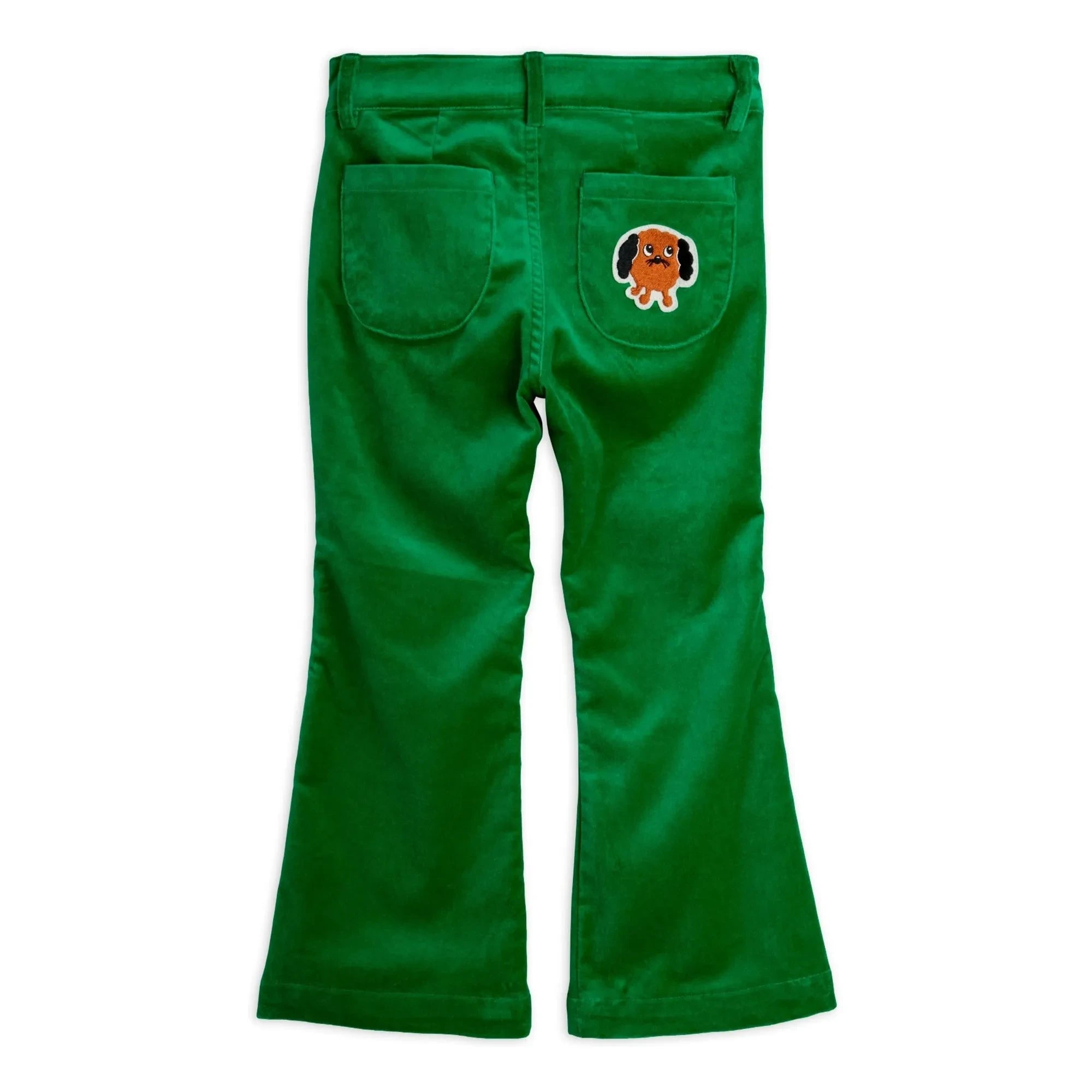 Mini Rodini - Doggie Flare Pantalones de Pana Algodón Orgánico | Verde