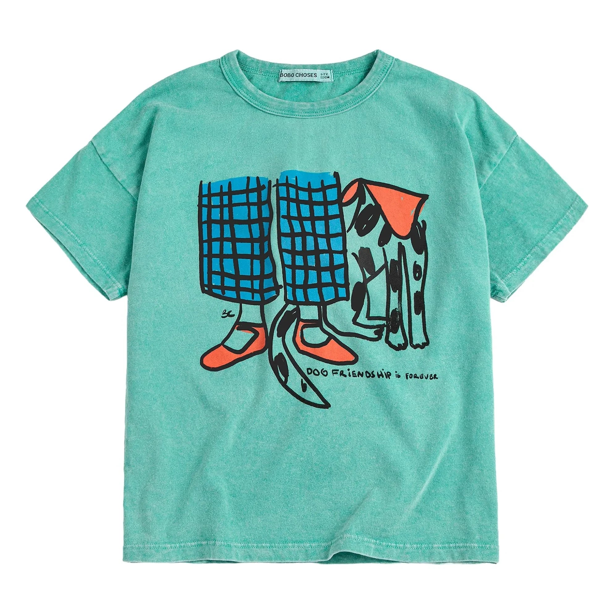 Bobo Choses - Camiseta Friendship Algodón orgánico | Verde