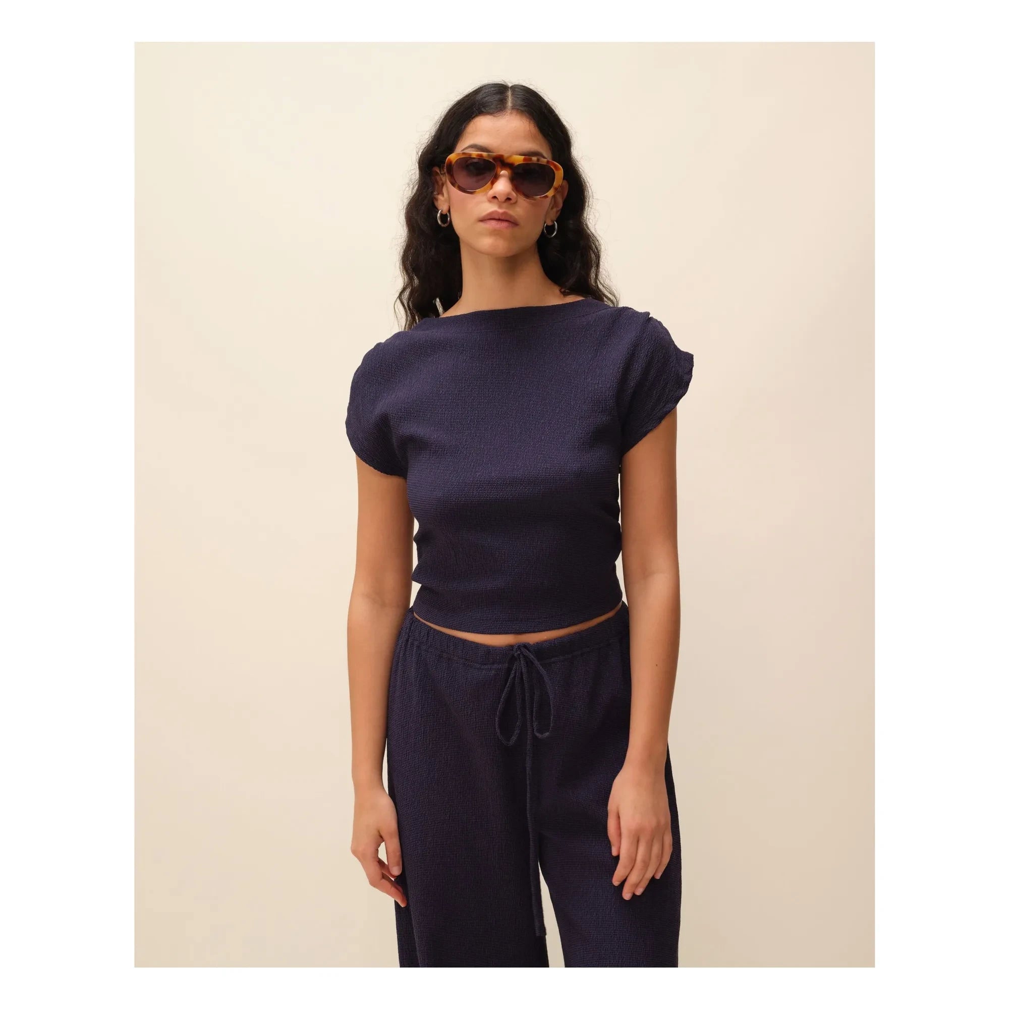 Nitah - Leila Top | Azul marino