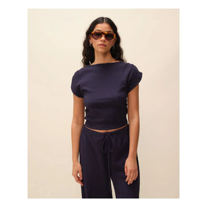Nitah - Leila Top | Azul marino