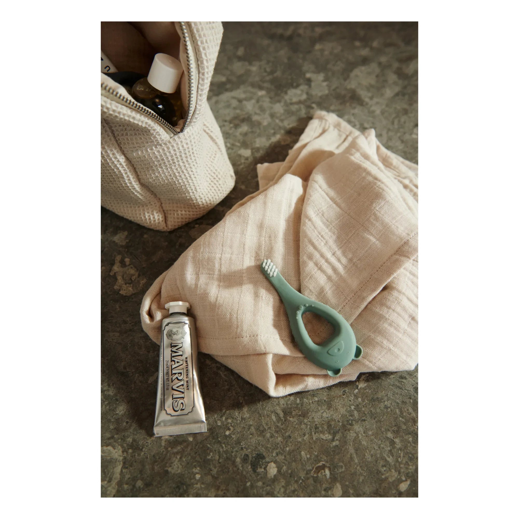 Liewood - Cepillos de dientes de silicona Janelle para bebé - Paquete de 2 | Menta