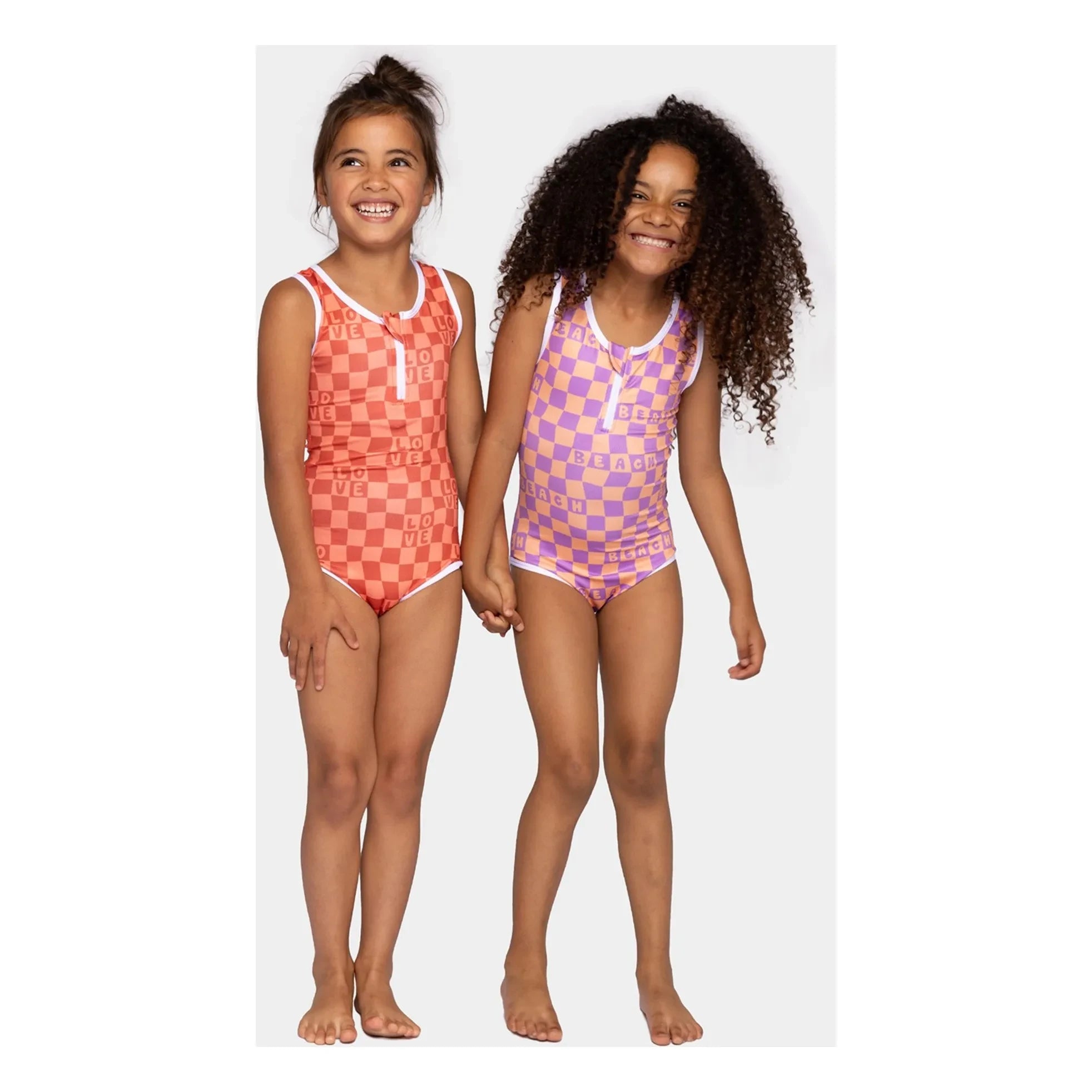 Beach & Bandits - Bañador de una pieza Kareli Love con protección UV y fibra reciclada | Coral