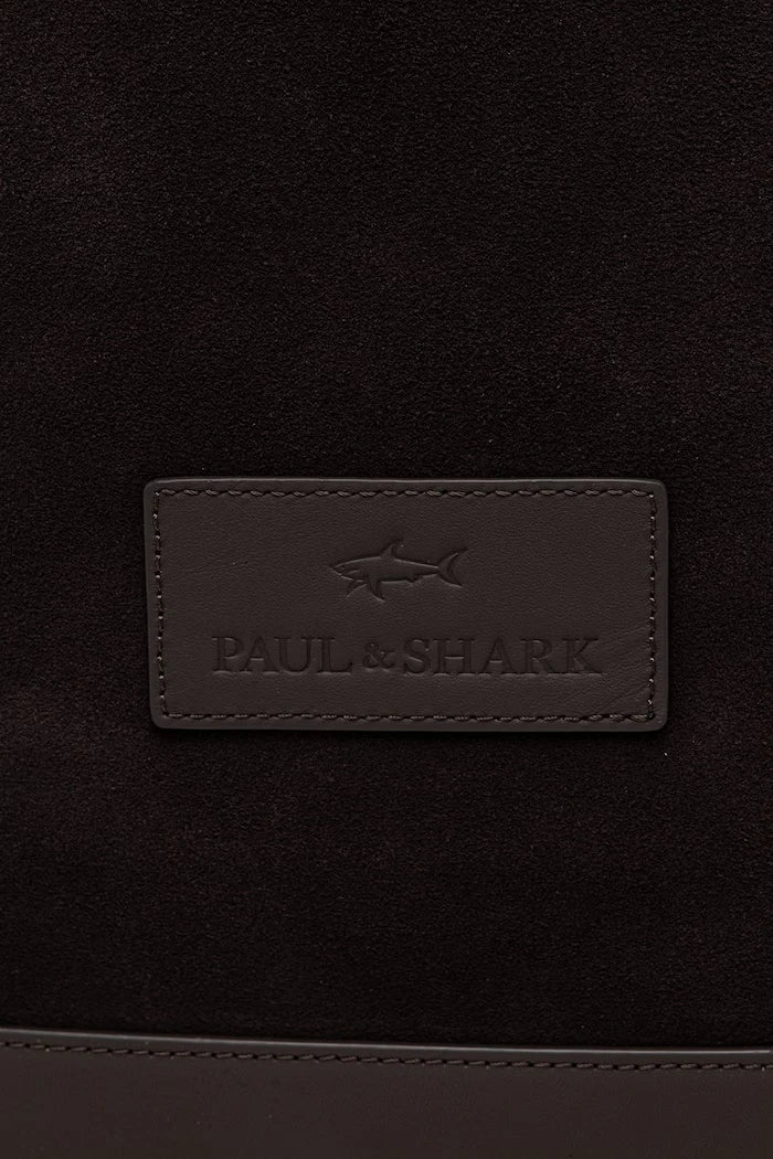 Mochila de cuero Paul&Shark para hombre