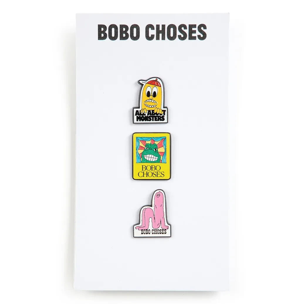 Bobo Choses - 3'lü Canavar İğnesi Seti | Sarı