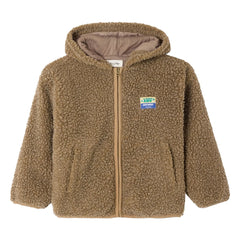 American Vintage - Chaqueta con capucha de sherpa Hoktown | Café