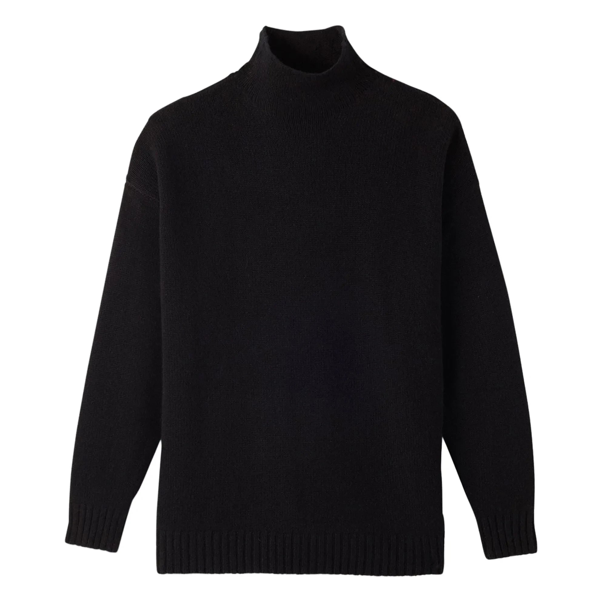 Bompard - Jersey de cuello alto de cachemira | Negro