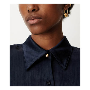Sessùn - Blusa Darcy | Azul marino