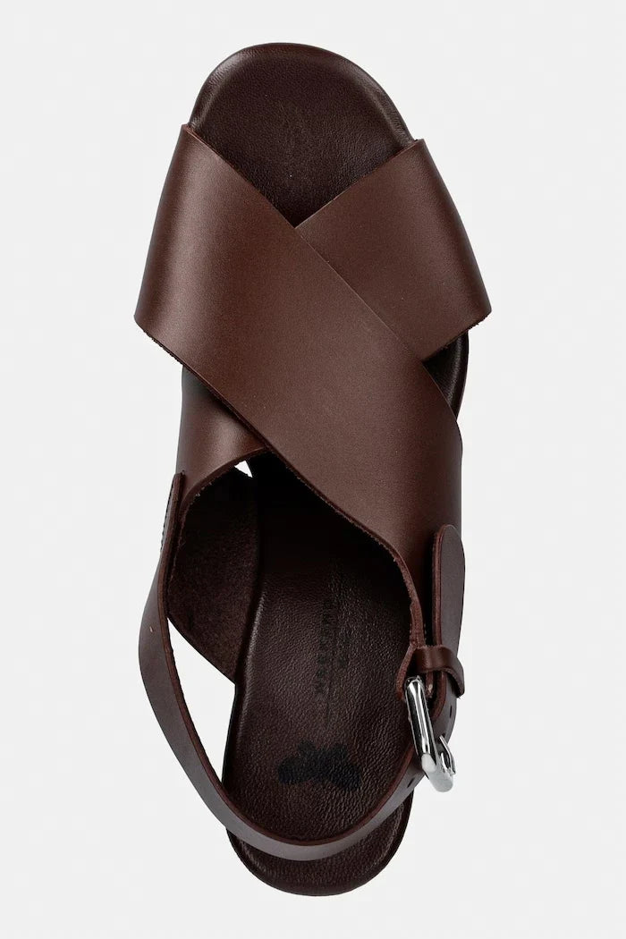 Sandalias de cuero Weekend Max Mara Wkaangio