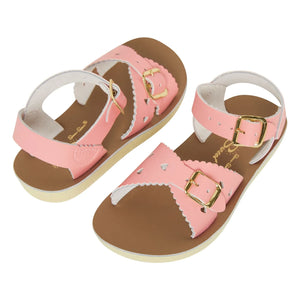 Salt-Water - Sandalias de cuero impermeables Sweetheart | Rosa claro