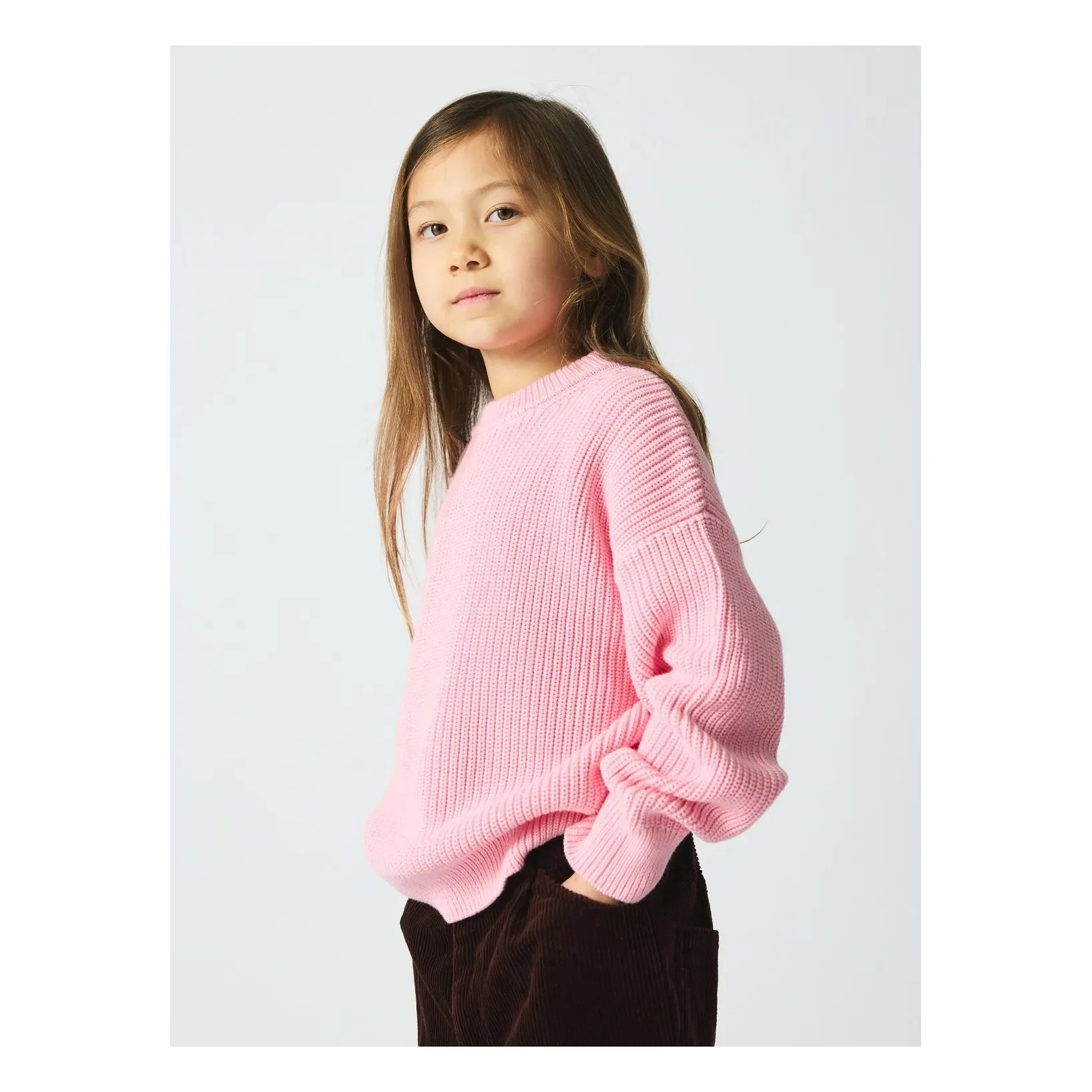 brunobruno nation - Sienna Organik Pamuk Kazak | Pembe