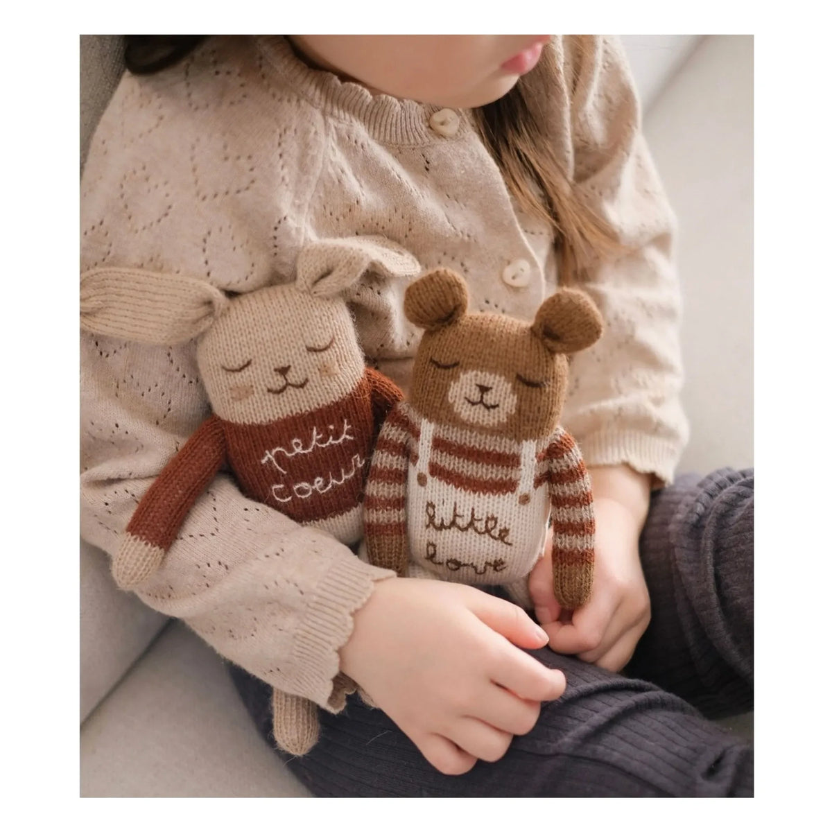 Main Sauvage - Peluche Conejo Little Heart | Beige