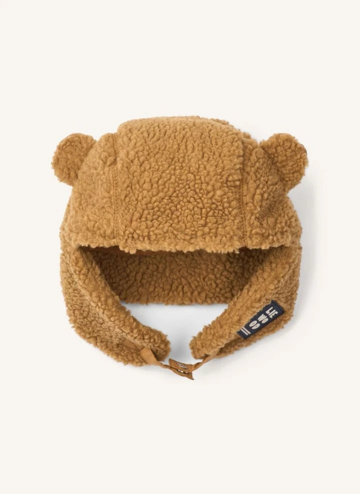 Liewood - Gorra estilo sherpa Bravo de fibras recicladas | Caramelo