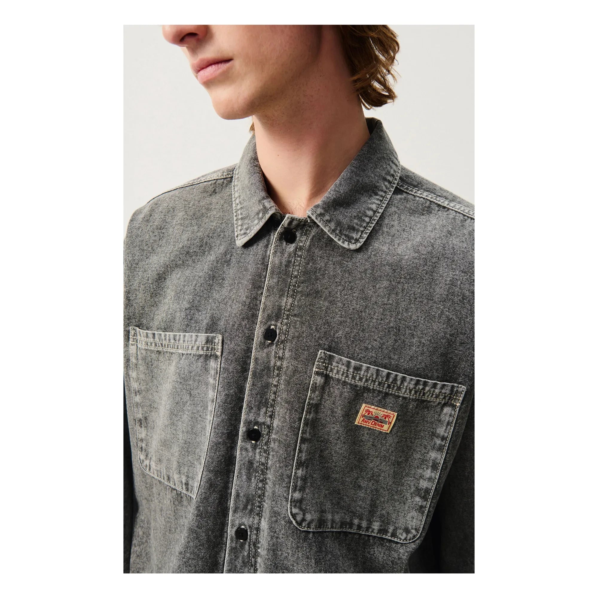 American Vintage - Camisa Jazy | Gris carbón