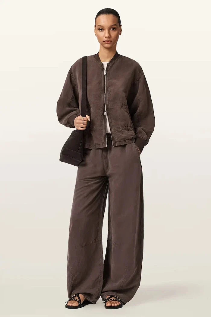 Bomber de lino para mujer AllSaints SOFI