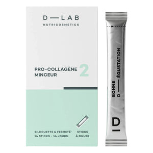 D-LAB NUTRICOSMETICS - Polvo Adelgazante Pro-Colágeno - 14 sticks