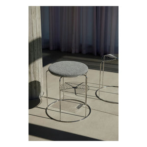 & Tradition - Asiento para taburete Verner Panton Wire VP11 | Gris jaspeado