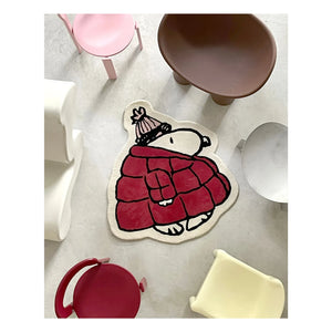 Maison Deux - Alfombra Peanuts Doudoune | Rojo