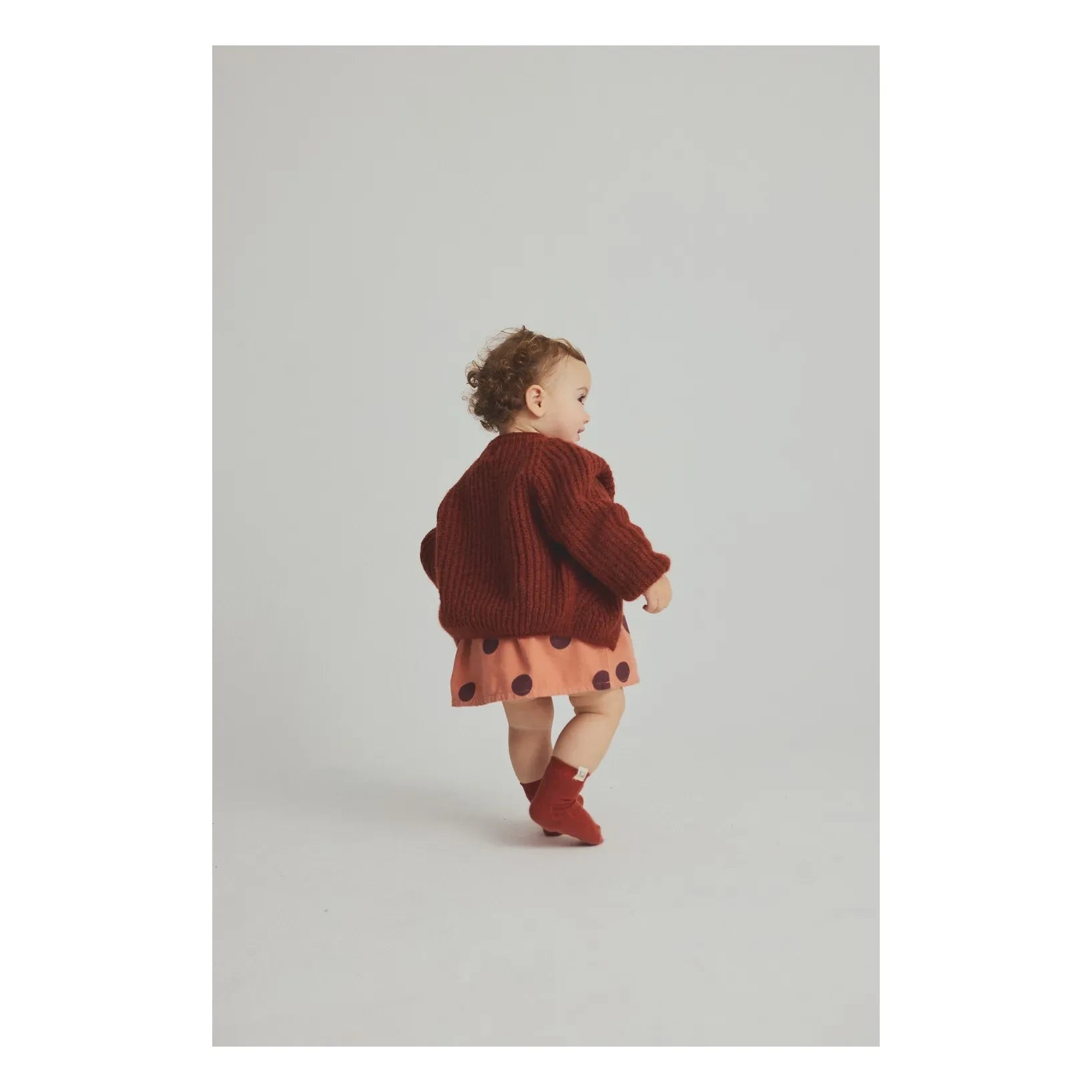 Cozmo - Aroa Pois Elbise | Coral