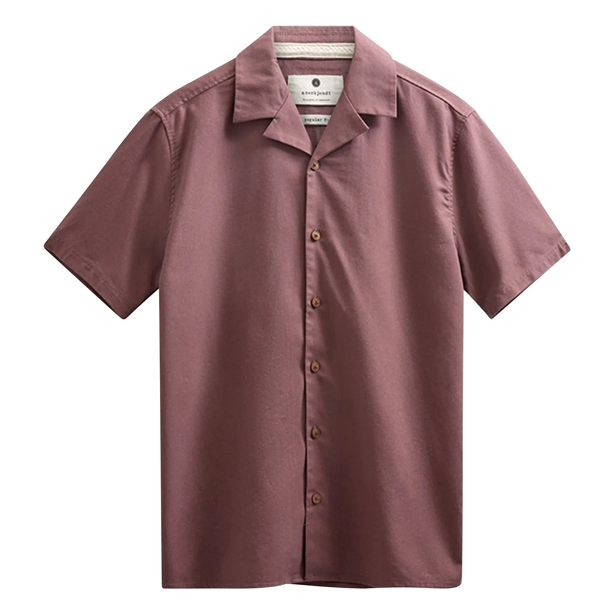 Anerkjendt - Camisa de lino Akleo | Burdeos
